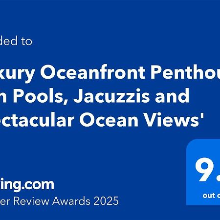 'Luxury Oceanfront Penthouse With Pools, Jacuzzis And Spectacular Ocean Views' Apartment Rosarito Bagian luar foto