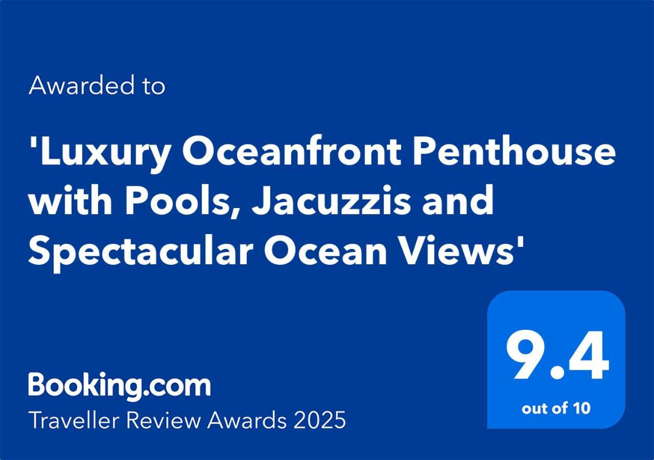 'Luxury Oceanfront Penthouse With Pools, Jacuzzis And Spectacular Ocean Views' Apartment Rosarito Bagian luar foto